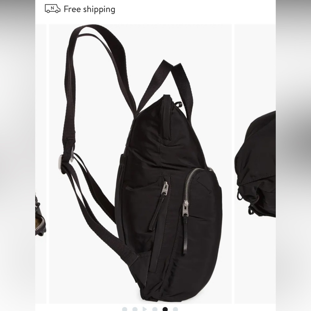 All Saints Black Travel Bag - Picture 4 of 16